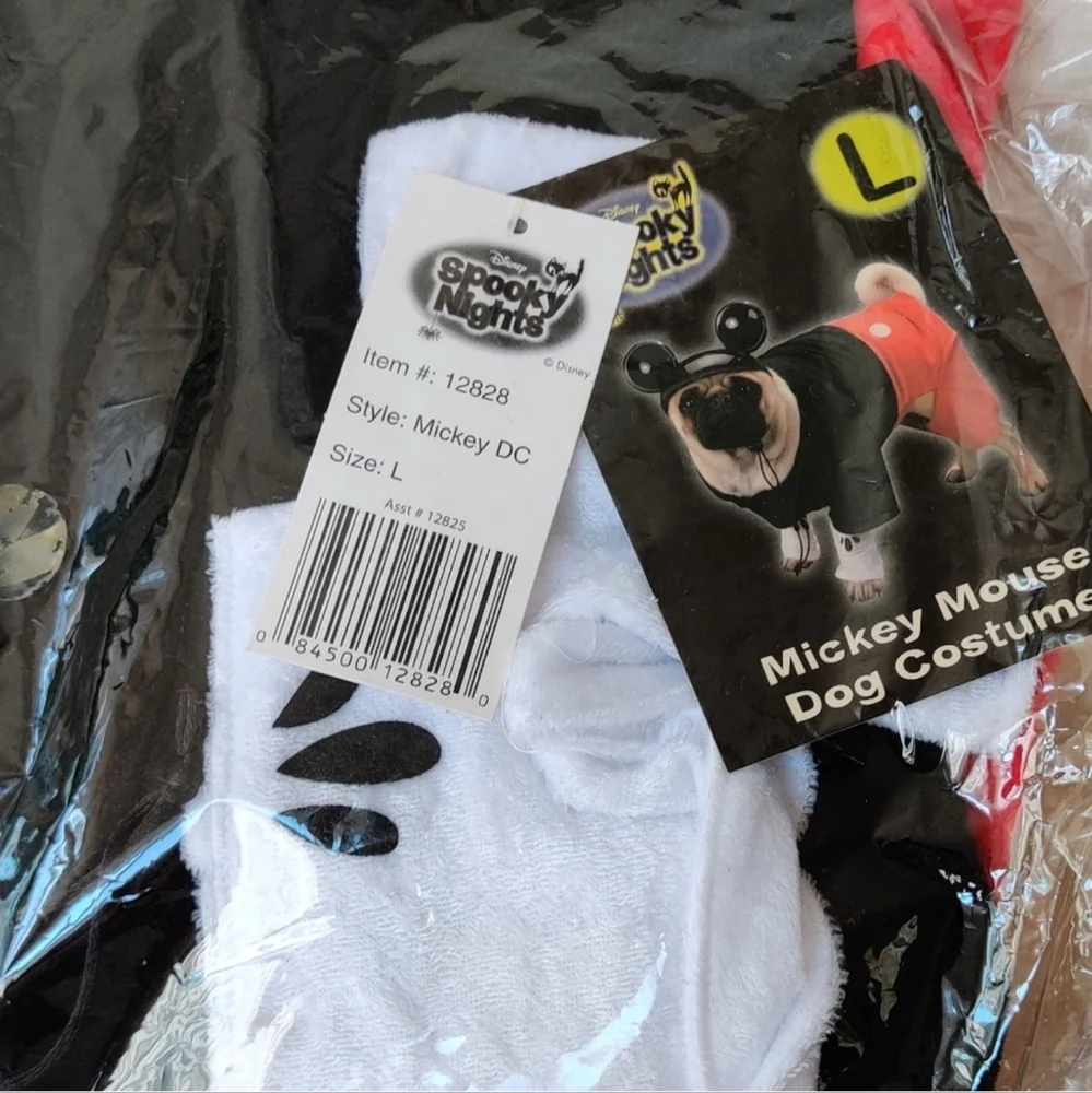 Disney Spooky Nights Mickey Mouse Dog Costume